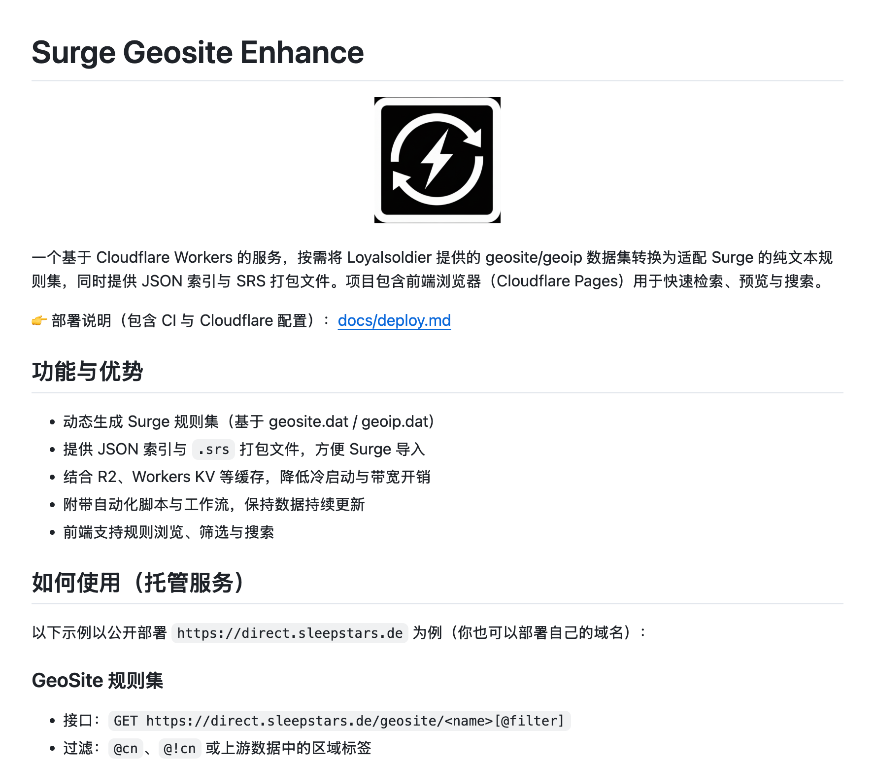 GitHub 主页截图